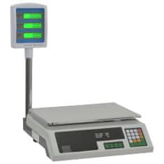 shumee vidaXL Elektronická váha s LCD displejem, 30 kg