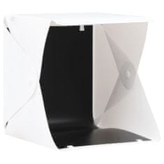 Greatstore Skládací LED softbox pro foto studio 23 x 25 x 25 cm bílý