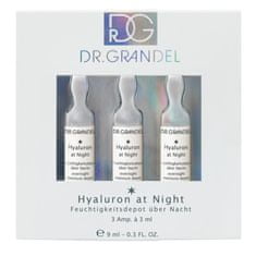DR. GRANDEL Hyaluron at Night, 3 x 3 ml - Doplnění hydratace přes noc