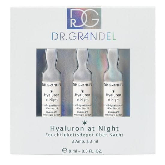 DR. GRANDEL Hyaluron at Night, 3 x 3 ml - Doplnění hydratace přes noc