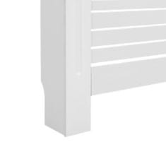 Greatstore Kryt na radiátor bílý 152 x 19 x 81,5 cm MDF