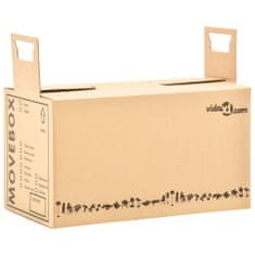 Greatstore Kartónové krabice na stěhování XXL 80 ks 60 x 33 x 34 cm