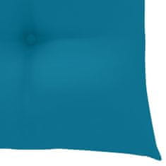 Vidaxl Podušky na židle 6 ks světle modré 40 x 40 x 7 cm textil