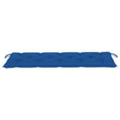 Greatstore Poduška na zahradní lavici modrá 150 x 50 x 7 cm textil