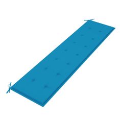 Vidaxl Polstr na zahradní lavici modrý 200 x 50 x 4 cm