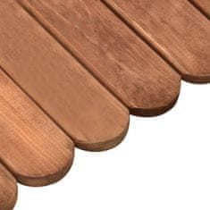 Greatstore Trávníkový lem hnědý 120 cm impregnované borové dřevo