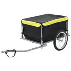 shumee Přívěsný vozík za kolo černožlutý 65 kg