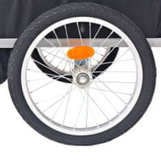 shumee Vozík za kolo pro děti červeno-černý 30 kg