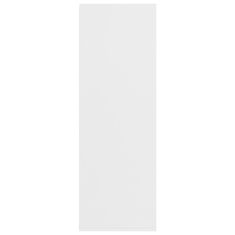 Greatstore Botník bílý 54 x 34 x 100 cm dřevotříska