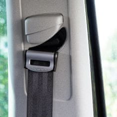 4Cars Klip na bezpečnostní pásy stříbrný černý