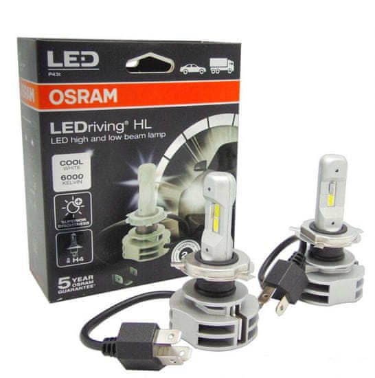 Osram H4 LEDriving HL 9726CW LED sada 6000K 2ks/balení