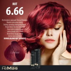 FeMmas Barva na vlasy Tmavá blond červená intenzivní 6.66 