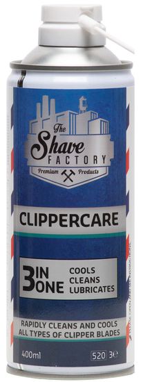 The Shave Factory Čistící a chladící sprej Clippercare 400 ml