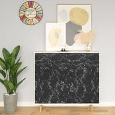 Greatstore Samolepící tapeta na nábytek černý kámen 500 x 90 cm PVC