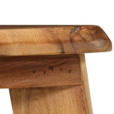 shumee Barové stoličky 2 ks masivní akáciové dřevo