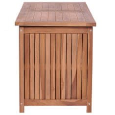 shumee Zahradní úložný box 120 x 50 x 58 cm masivní teakové dřevo