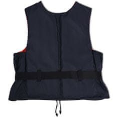 Vidaxl Plovací vesty 4 ks 50 N 90+ kg námořnická modrá