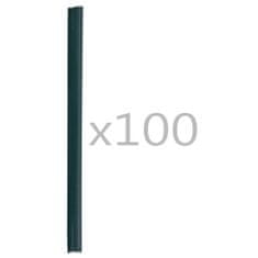 Greatstore 100 ks klipy na panelovou stínící pásku PVC zelené