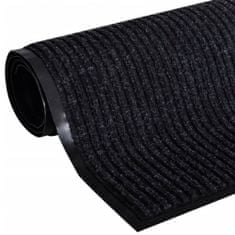 Greatstore Černá PVC rohožka 90 x 150 cm