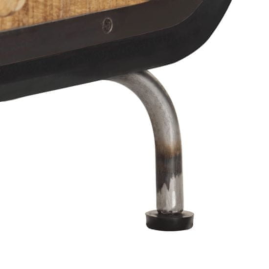 Petromila Konferenční stolek 100 x 50 x 35 cm masivní mangovníkové dřevo