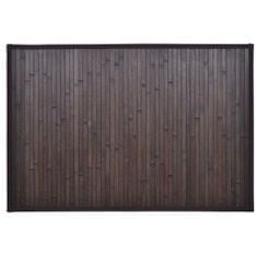 Greatstore Bambusová koupelnová předložka 60 x 90 cm tmavě hnědá