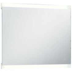Vidaxl Koupelnové zrcadlo s LED světly a dotykovým senzorem 60 x 50 cm