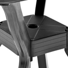 Petromila Bistro stolek antracitový 70 x 70 x 72 cm plast