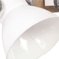 Greatstore Industriální nástěnné svítidlo bílé 45 x 25 cm E27
