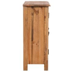 Vidaxl Koupelnová odkládací skříňka recyklované borové dřevo 59x32x80