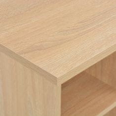 Greatstore Barový stůl dubový 60 x 60 x 110 cm