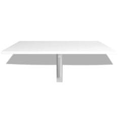 shumee Sklápěcí nástěnný stůl bílý 100 x 60 cm