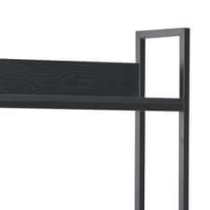 Greatstore PC stůl černý 120 x 60 x 138 cm