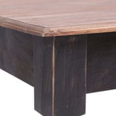 Greatstore Psací stůl se 3 zásuvkami 117 x 57 x 75 cm masivní mahagon