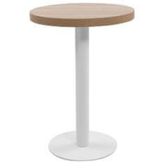 Vidaxl Bistro stolek světle hnědý 60 cm MDF