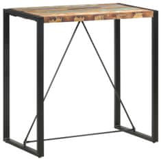 Greatstore Barový stůl 110 x 60 x 110 cm masivní recyklované dřevo