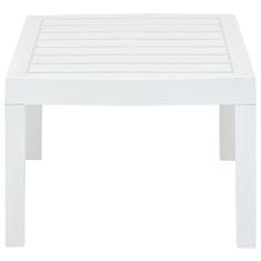 Vidaxl Zahradní stolek bílý 78 x 55 x 38 cm plast