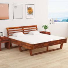 Greatstore Rám postele masivní akáciové dřevo 160 x 200 cm
