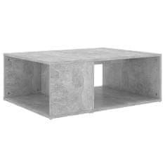 Greatstore Konferenční stolek betonově šedý 90 x 67 x 33 cm dřevotříska