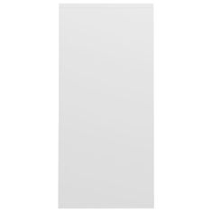 shumee Stůl na notebook bílý 102,5 x 35 x 75 cm dřevotříska