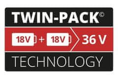 Einhell Baterie 2x 18V 2,5 Ah PXC-Twinpack CB