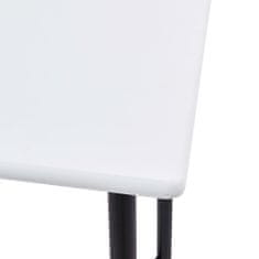 Greatstore Barový stůl bílý 60 x 60 x 111 cm MDF
