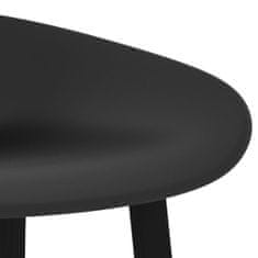 Vidaxl Barové židle 4 ks černé