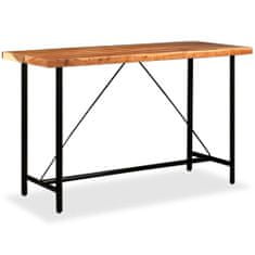Greatstore Barový stůl masivní akáciové dřevo 180 x 70 x 107 cm