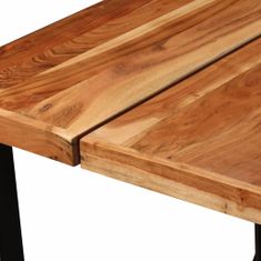Greatstore Barový stůl masivní akáciové dřevo 180 x 70 x 107 cm