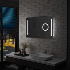Petromila Koupelnové zrcadlo s LED světly a dotykovým senzorem 100x60 cm