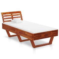 Greatstore Rám postele masivní akáciové dřevo 90 x 200 cm
