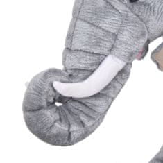 shumee Stojící plyšová hračka, slon, šedý, XXL