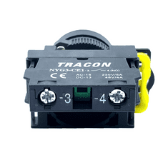 Tracon Electric Klasické tlačítko černé 