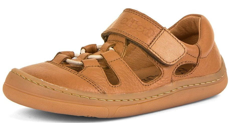 Froddo dětské kožené barefoot sandály G3150217-2 hnědá 35