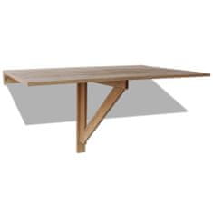 shumee Sklápěcí nástěnný stůl dub 100 x 60 cm